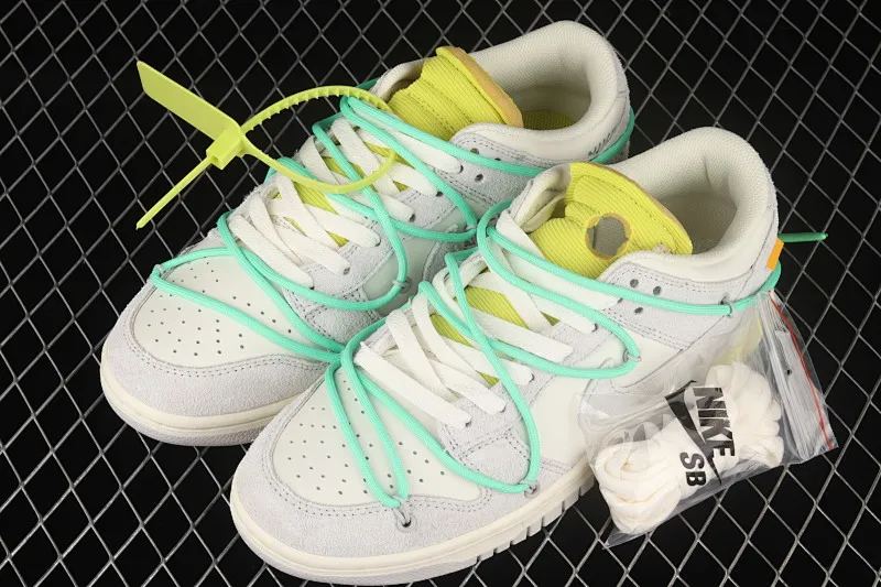 All categories Nk SB Dunk series Nk SB Dunk Low low-top sneakers pure original version OF x Nk Dunk Low OW SB smashing backboard fashion casual sneakers DJ0950-106